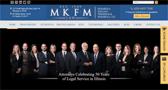 Desktop Screenshot of mkfmlaw.com
